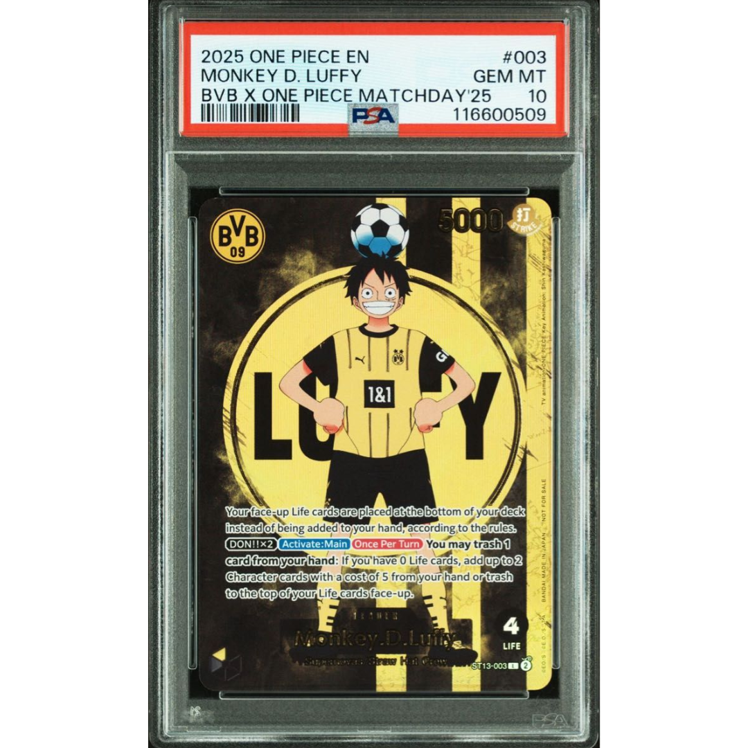 Monkey.D.Luffy ST13-003 [PSA10] BVB promo